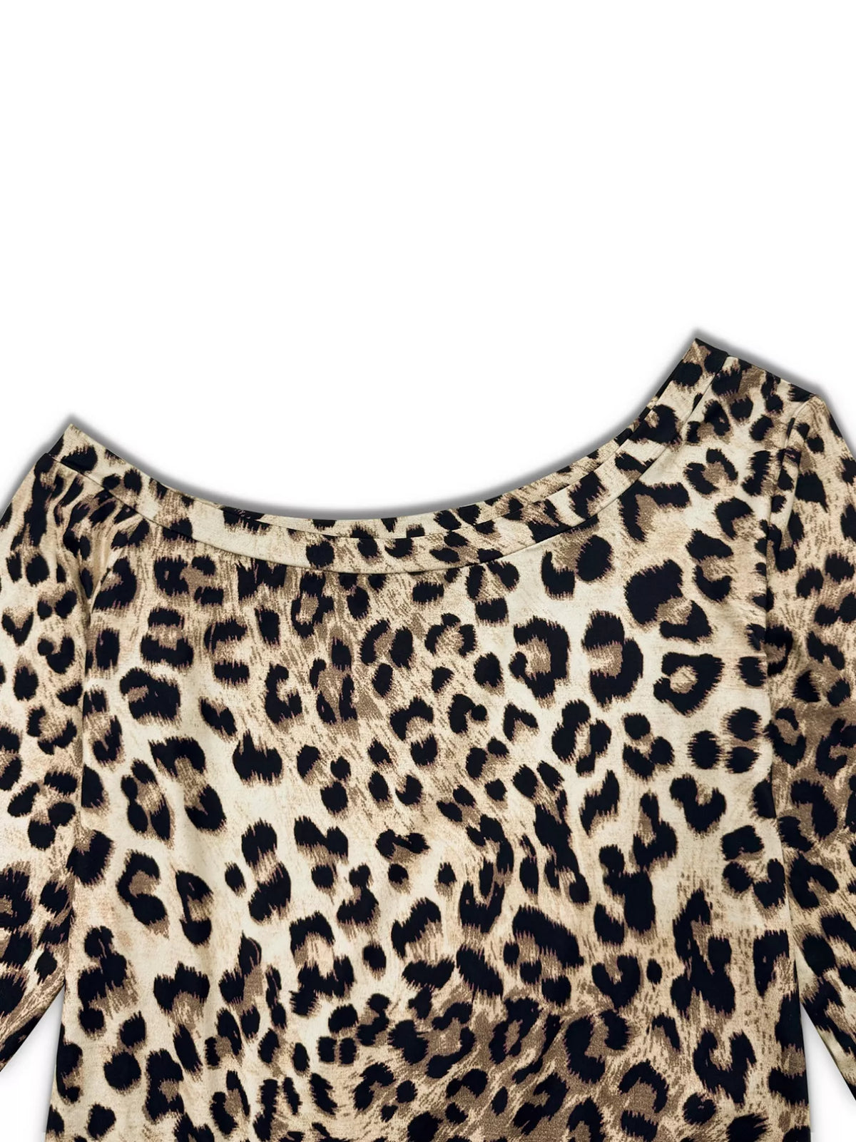 Leopard Print One-Shoulder Top and Pants Set